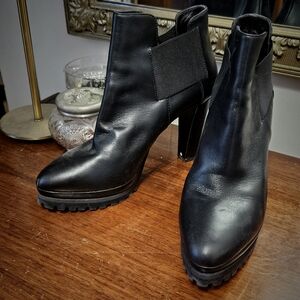 AllSaints Leather Heeled Boots